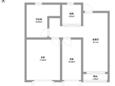 南丽苑（南丽湾） 2室 1厅 81平米