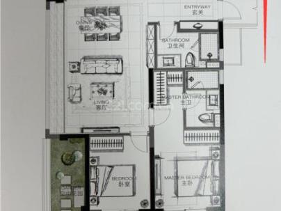 森海名邸（中铁建未来视界） 4室 2厅 129平米