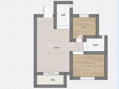 横渎绣苑 2室 1厅 65平米