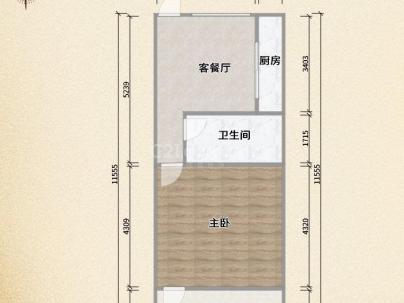 下吕浦1区大鹏组团 1室 1厅 37.72平米