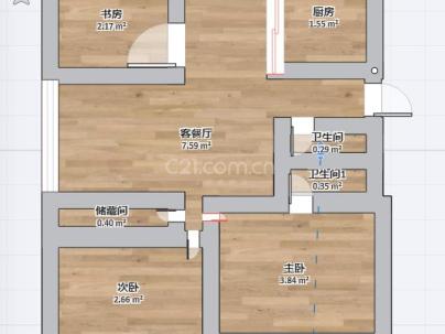 万通玫瑰花园 3室 2厅 140平米