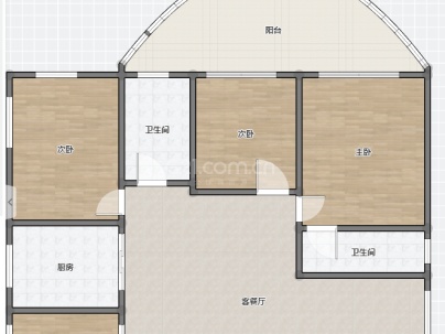 江锦家园 3室 2厅 149.5平米