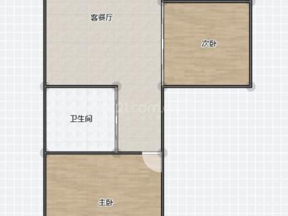 茶院公寓（茶院小区） 2室 1厅 63.97平米