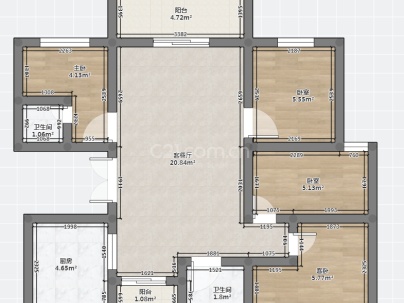 教新红色家园 4室 2厅 173平米
