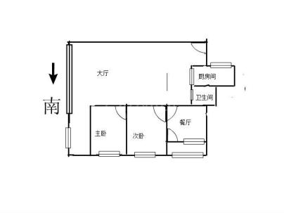 安澜小区 3室 1厅 114平米