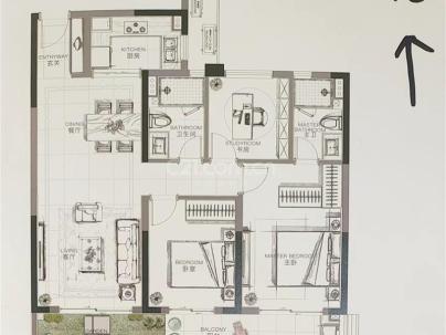 森海名邸（中铁建未来视界） 3室 2厅 109平米