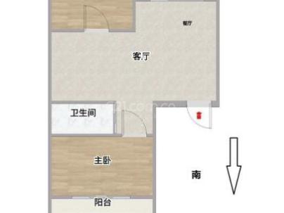 徐衙巷公寓 2室 1厅 63平米