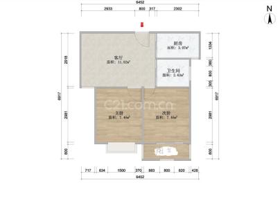 南塘五组团 2室 1厅 82平米