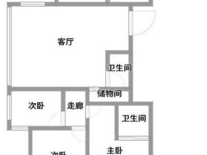 大自然家园一期 3室 2厅 137平米