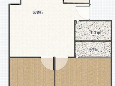 新田园三组团 2室 2厅 84.76平米