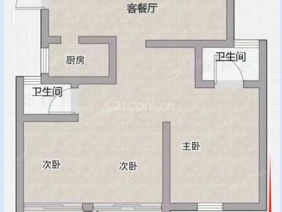 江宸润园 3室 2厅 128平米