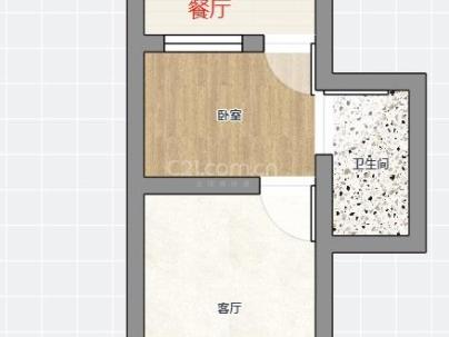 十八家新村 1室 1厅 43.82平米