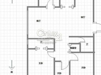 侨锦公寓 4室 2厅 130平米