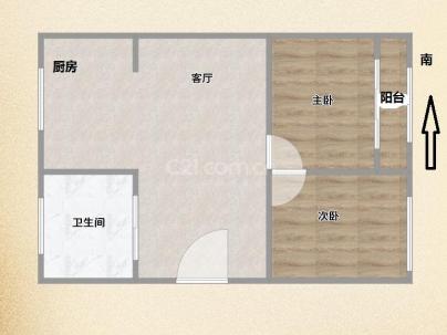 新湖小区 2室 1厅 76.16平米