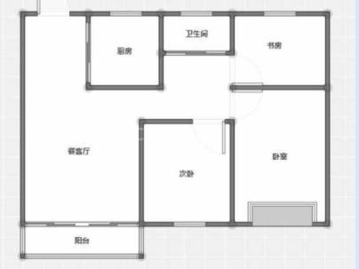 鹿锦西园（鹿城中心） 3室 2厅 97平米