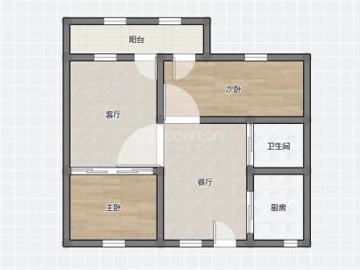 瓯海东小区 3室 1厅 66.7平米