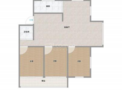 新世界庄园 3室 1厅 115平米