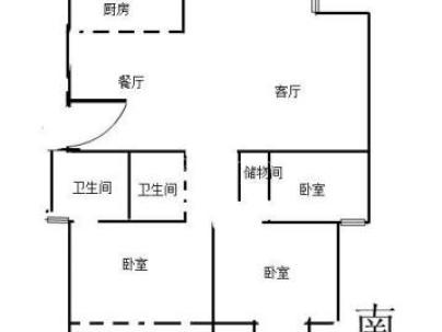 山水名都 3室 2厅 108平米