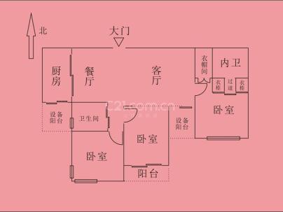 通泰景苑 3室 2厅 119平米