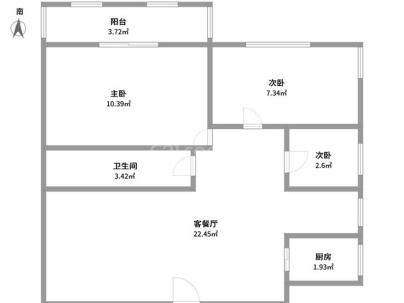 永宏锦园2区 3室 2厅 100平米