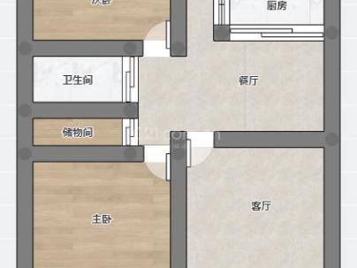 水心竹组团 2室 2厅 77.78平米