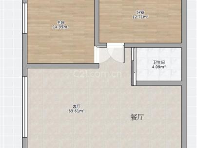 上陡门12组团 2室 1厅 79平米