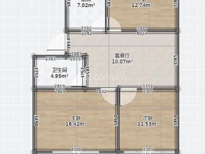 东宝小区 3室 1厅 89.72平米