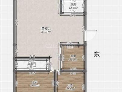 顺锦商厦 3室 2厅 120.21平米