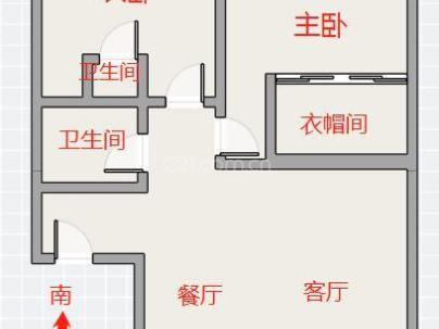 东日商厦 3室 1厅 110.41平米