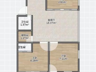 月乐南苑 3室 2厅 115平米