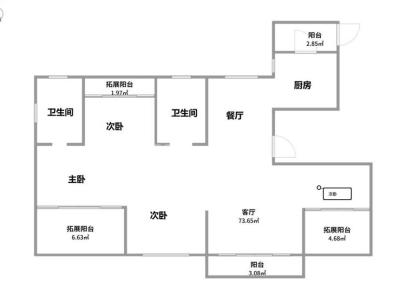 江峰阁（金地瓯江峯汇） 3室 2厅 143平米