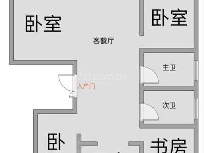 今卓华庭（东方府邸二期） 3室 2厅 128平米