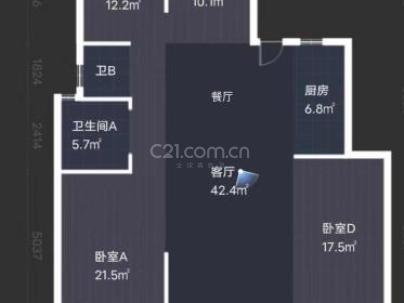 鸿玺园（中央公园） 4室 2厅 137.31平米