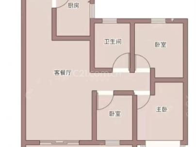 香开万里安置房 2室 2厅 90.79平米