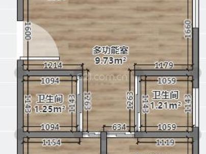 铂金湾 1室 1厅 30平米