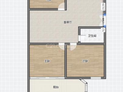 雁湖社区一组团 3室 2厅 76平米