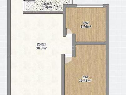 瓯鹿幸福里 2室 2厅 80平米