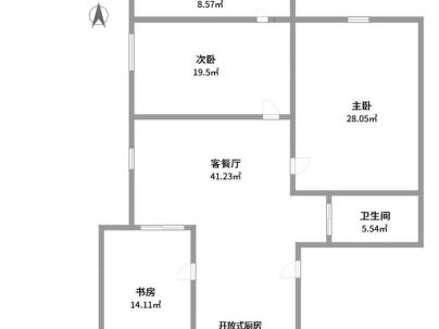 柳组团(永强) 3室 1厅 90.32平米