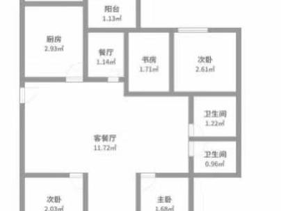 华鸿艺墅 4室 2厅 142平米