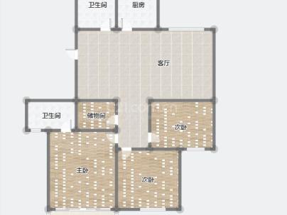 正日家园 3室 2厅 122平米
