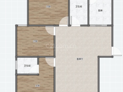 东晟家苑二期 3室 2厅 128平米