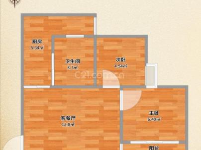 双桂小区 2室 1厅 77.32平米