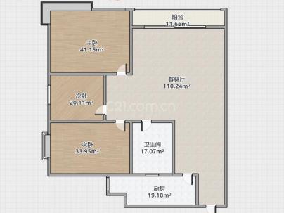 麻行小区 3室 2厅 100平米