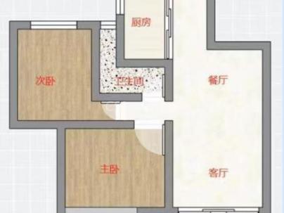 滨沁华庭（洪殿单元f-28地块） 2室 2厅 86平米