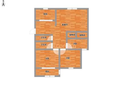 新世界新家园 2室 1厅 123平米