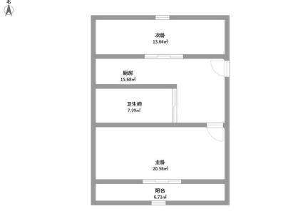 垟儿小区(垟儿路118号) 2室 1厅 45平米