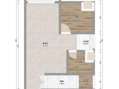 墨斗小区 2室 2厅 83.53平米