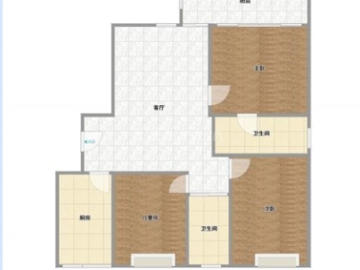 广信大厦 3室 2厅 140.85平米