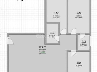 宁和锦苑 3室 2厅 140平米