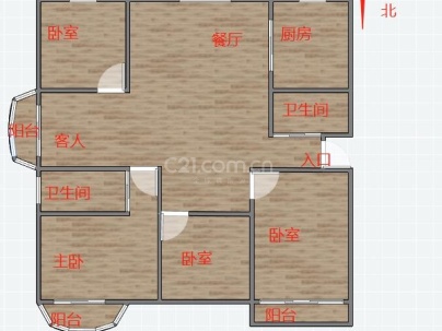 博沃嘉园(博沃观邸) 4室 2厅 186平米